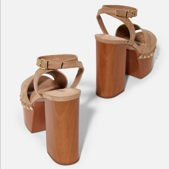 NWT Shoe Dazzle Platform Sandals in Size 10 - Picture 6 of 8